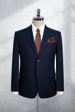 Bộ Suit Xanh Đen Cao Cấp Classic Fit TGS366